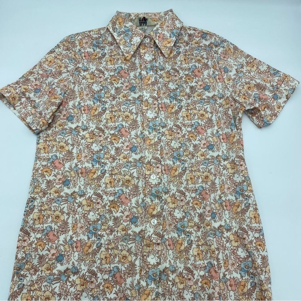 Sears Vintage Floral Blouse‎